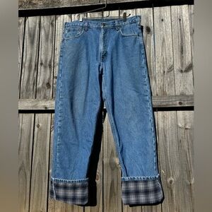 Vintage Lined Carhartt Jeans 36x34